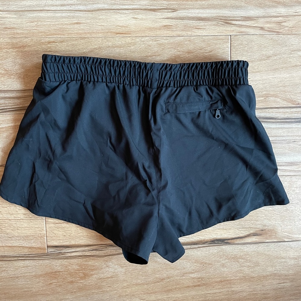 Girlfriend Collective Black High Waist Shorts